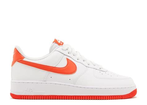 nike air force weiß orange fronttab|air force 1 07 white team orange.